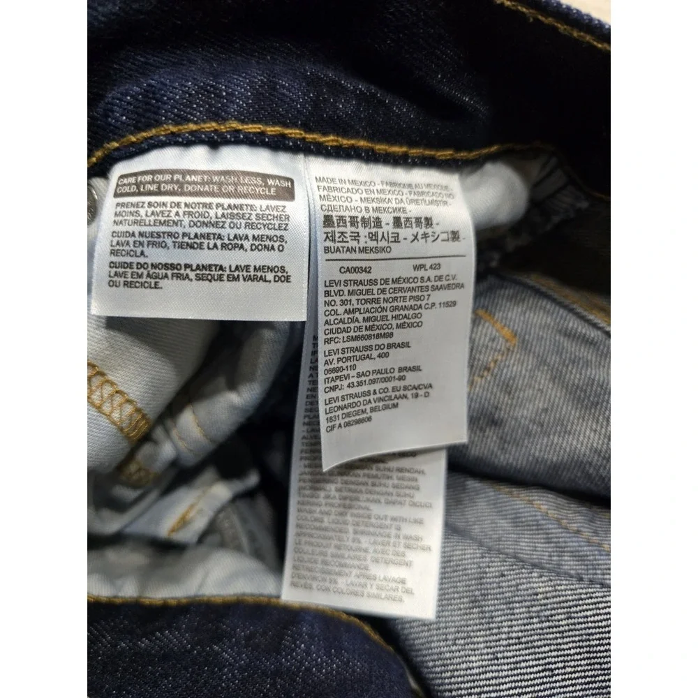 Levis 517 Mens Bootcut Jeans Indigo Blue Denim W38 L30 Mexico Made‎ 00517-0217